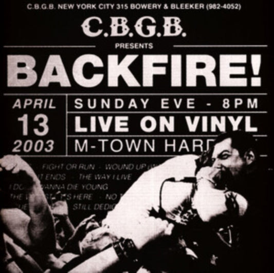 Backfire - Live At Cbgb (Splatter Vinyl) (Vinyl)