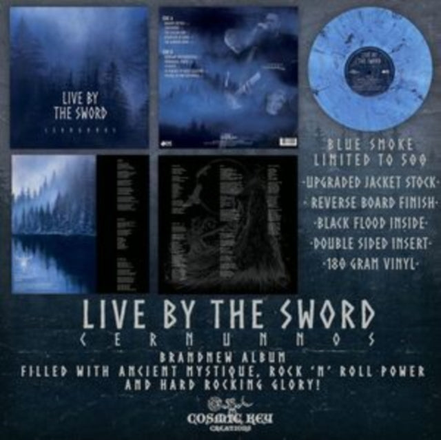 Live By The Sword - Cernunnos (Blue Smoke Vinyl) (Vinyl)