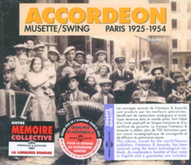 Accordeon Volume 4 - Musette / Swing. Paris 1925-1954 (CD)