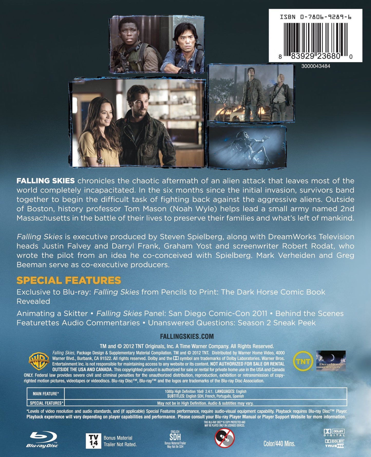 Falling Skies: The Complete First Season (2011) (Blu-ray) (Second-Hand)