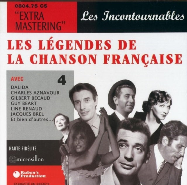 Various Artists - Les Legendes De La Chanson Francaise Vol. 4 (CD)