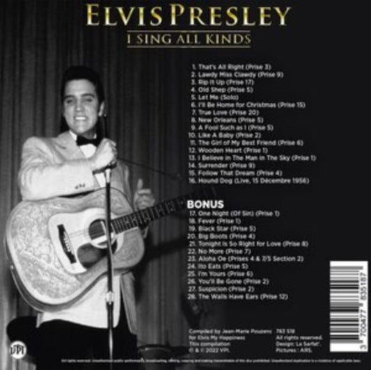 Elvis Presley - I Sing All Kinds (CD)