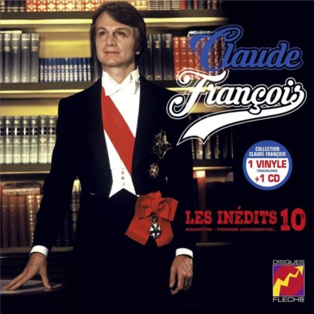 Claude Francois - Les Inedits Vol. 10 (Blue/White/Red Vinyl) (Vinyl)