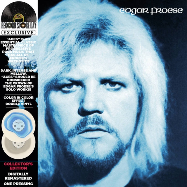 Edgar Froese - Ages (A-B Sides Grey/White - Green/White Vinyl) (Rsd 2023) (Vinyl)