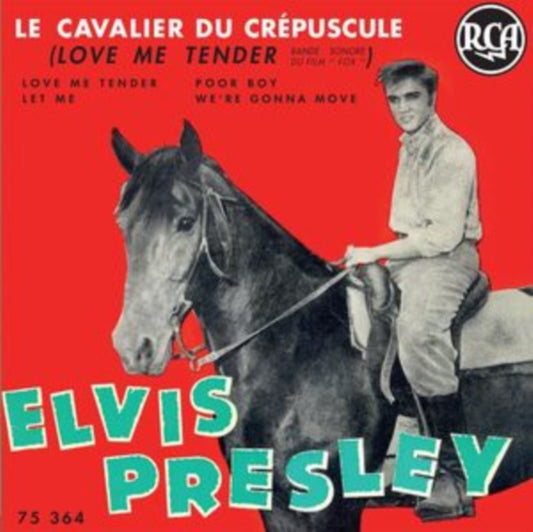 Elvis Presley - EP Etranger No. 11 - Le Cavalier Du Crepuscule (France) (Bleu/Vert Vinyl) (Vinyl Single)