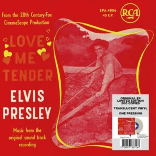 Elvis Presley - Etranger No. 14 - Love Me Tender (Belgium) (Translucent Vinyl) (Vinyl Single)