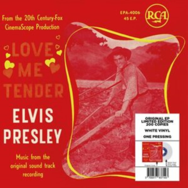Elvis Presley - Etranger No. 14 - Love Me Tender (Belgium) (White Vinyl) (Vinyl Single)
