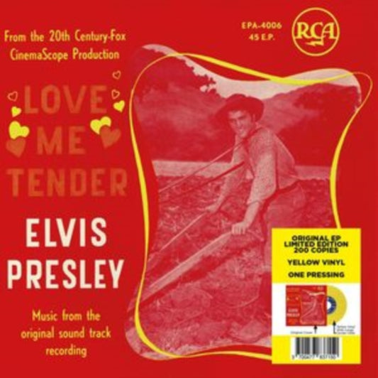 Elvis Presley - Etranger No. 14 - Love Me Tender (Belgium) (Yellow Vinyl) (Vinyl)