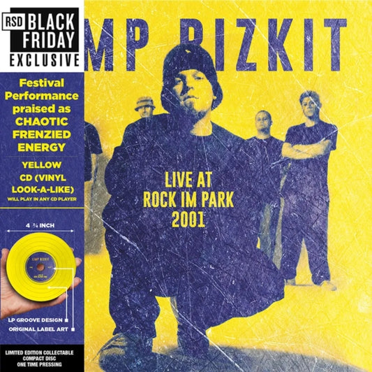 Limp Bizkit - Rock In The Park 2001 (Yellow Polycarbonate Cd) (Black Friday 2023) (CD)