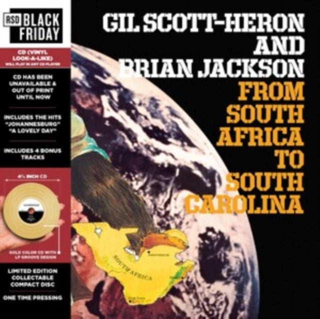 Gil Scott Heron & Brian Jackson - From South Africa To South Carolina (Vinyl Replica Cd) (Black Friday 2024) (CD)