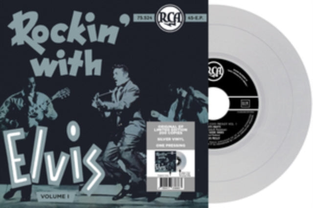 Elvis Presley - Ep Etranger Ndeg19 - Rockin With Elvis (Volume I) (Belgium) (Silver Vinyl) (Vinyl Single)