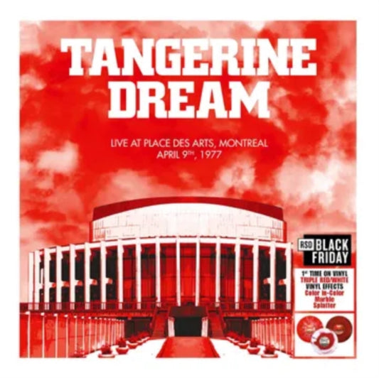 Tangerine Dream - Place Des Arts. Montreal - April 9Th. 1977 - Bf 2025 (Red/White Colour In-Colour/Marble/Splatter Effects Vinyl) (Vinyl)