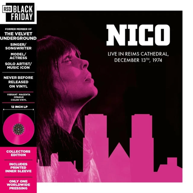 Nico - Live In Reims Cathedral - December 13Th. 1974 - Bf 2025 (Bright Magenta Vinyl) (Vinyl)