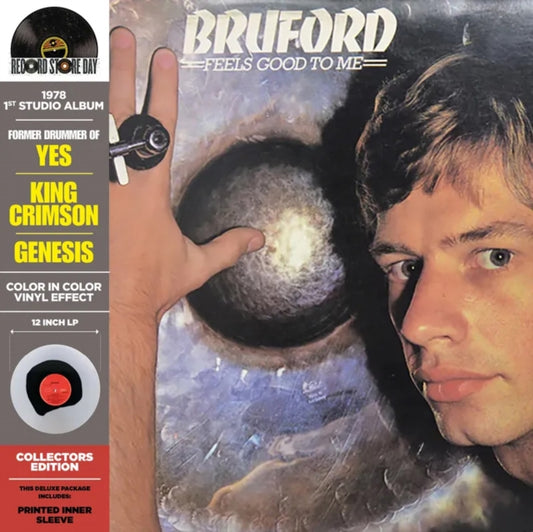 Bruford - Feels Good To Me (Natural/Black Color-In-Color Vinyl) (RSD 2026) (Vinyl)