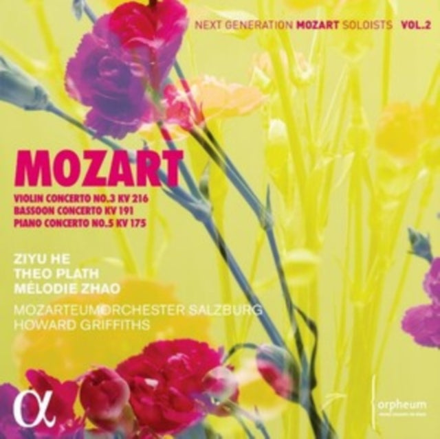Ziyu He / Theo Plath / Melodie Zhao / Howard Griffiths / Mozarteumorchester Salzburg - Mozart: Violin Concerto No. 3 Kv 216 / Bassoon Concerto Kv 191 & Piano Concerto No. 5 Kv 175 (CD)