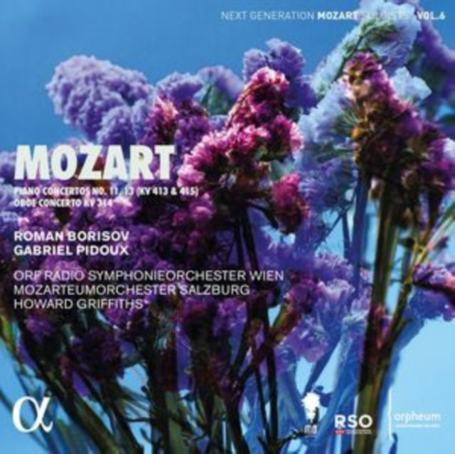 Roman Borisov / Gabriel Pidoux / Orf Radio-Symphonieorchester Wien / Mozarteumorchester Salzburg / Howard Griffiths - Mozart Piano Concertos No. 11 / 13 (Kv413 & 415) & Oboe Concerto Kv 314 (CD)