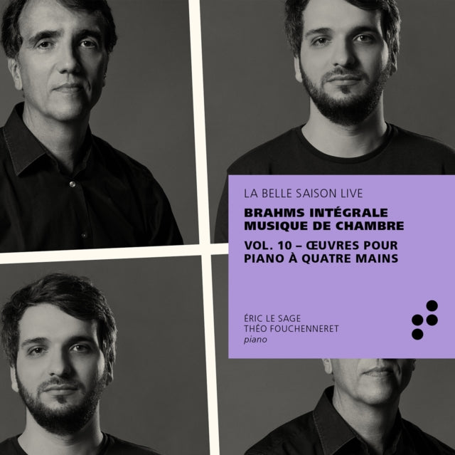 Eric Le Sage / Theo Fouchenneret - Brahms: Oeuvres Pour Piano A Quatre Mains (Integrale Musique De Chambre) / Vol. 10 (Live) (CD)