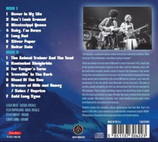 Mountain - Fillmore East. New York 1970 (CD)