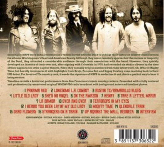 New Riders Of The Purple Sage - Capitol Theatre. Passaic 1975 (CD)