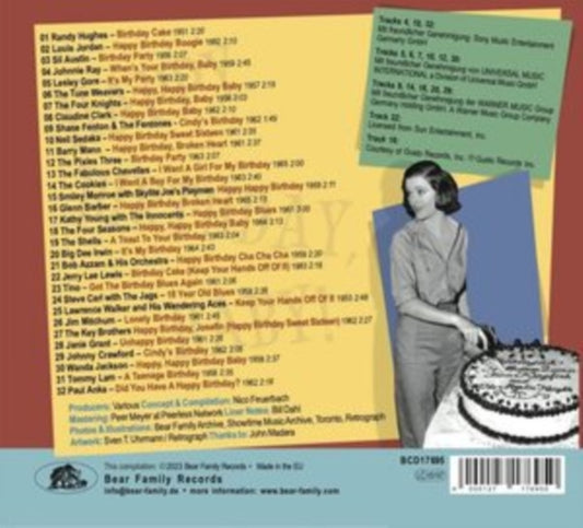 Various Artists - Happy Birthday Baby! (Un) Happy Tunes For Your Birthday Party (CD + Book)