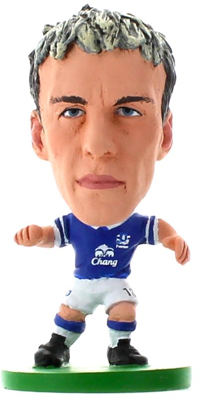 SoccerStarz - Everton Phil Neville Home Kit (2014 version) (Figure)