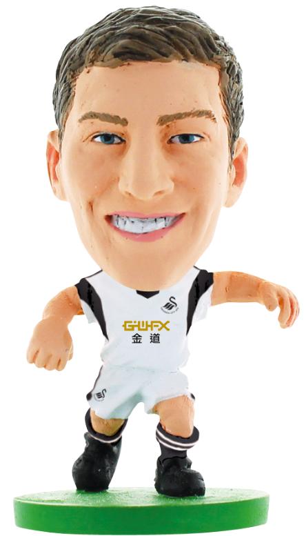 SoccerStarz - Swansea Ben Davies Home Kit (2014 version) (Figure)