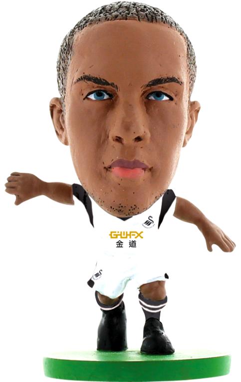 SoccerStarz - Swansea Wayne Routledge Home Kit (2015 version) (Figure)