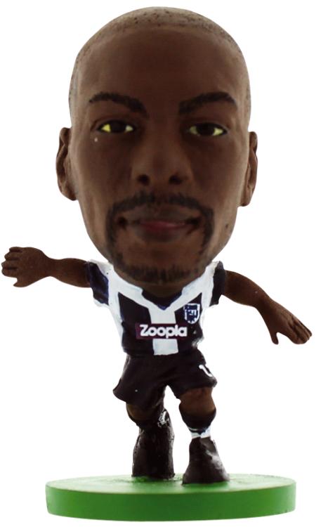 SoccerStarz - West Brom Youssuf Mulumbu Home Kit (2015 version) (Figure)