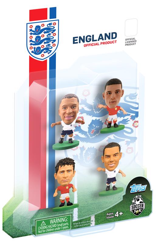 SoccerStarz - England 4 player blister pack B (2014) (Figure)