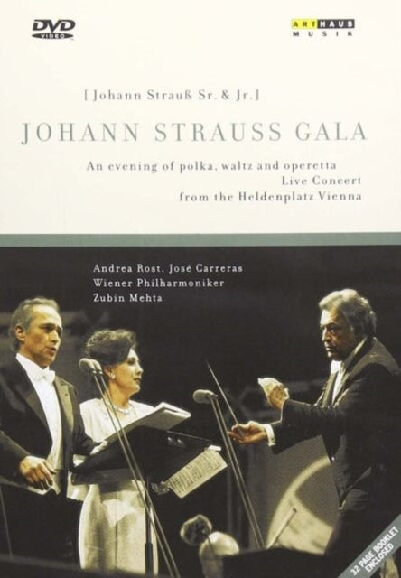 Andrea Rost / Jose Carreras / Wiener Philharmoniker / Zubin Mehta - Strauss: Waltzes. Polkas. Operetta (DVD)