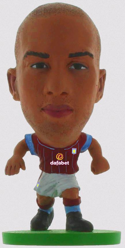 SoccerStarz - Aston Villa Fabian Delph - Home Kit (2015 version) (CLEAR SACHET) (Figure)