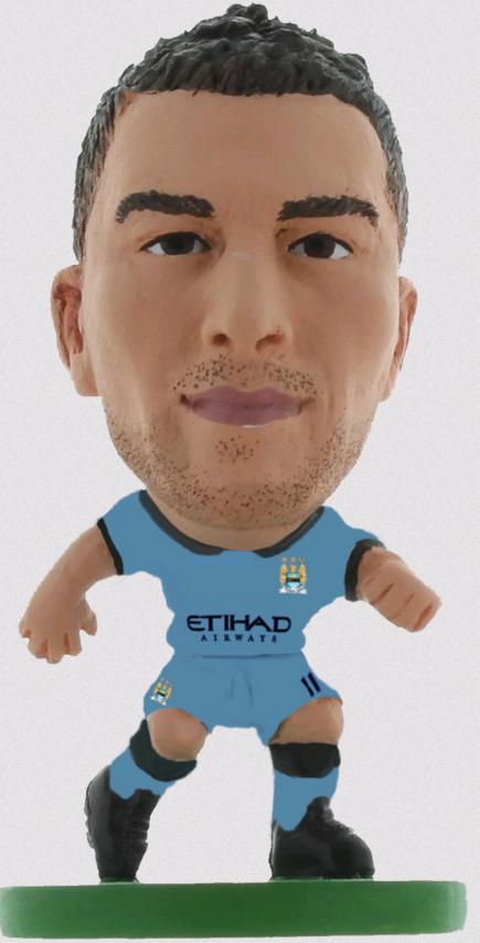 Soccerstarz - Man City Aleksandar Kolarov - Home Kit (2015 version) (CLEAR SACHET) (Figures)
