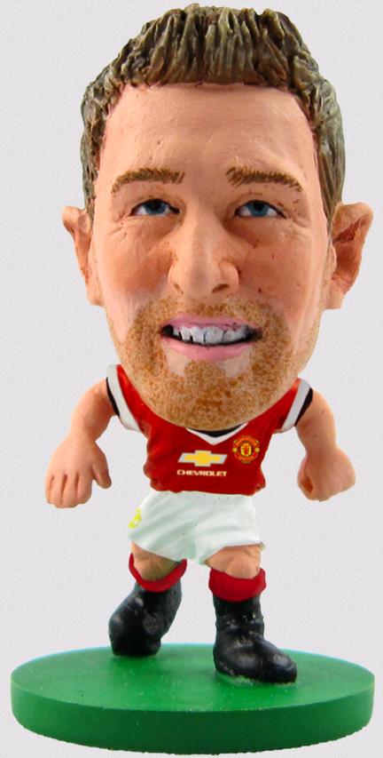 SoccerStarz - Man Utd Darren Fletcher - Home Kit (2015 version) (CLEAR SACHET) (Figure)