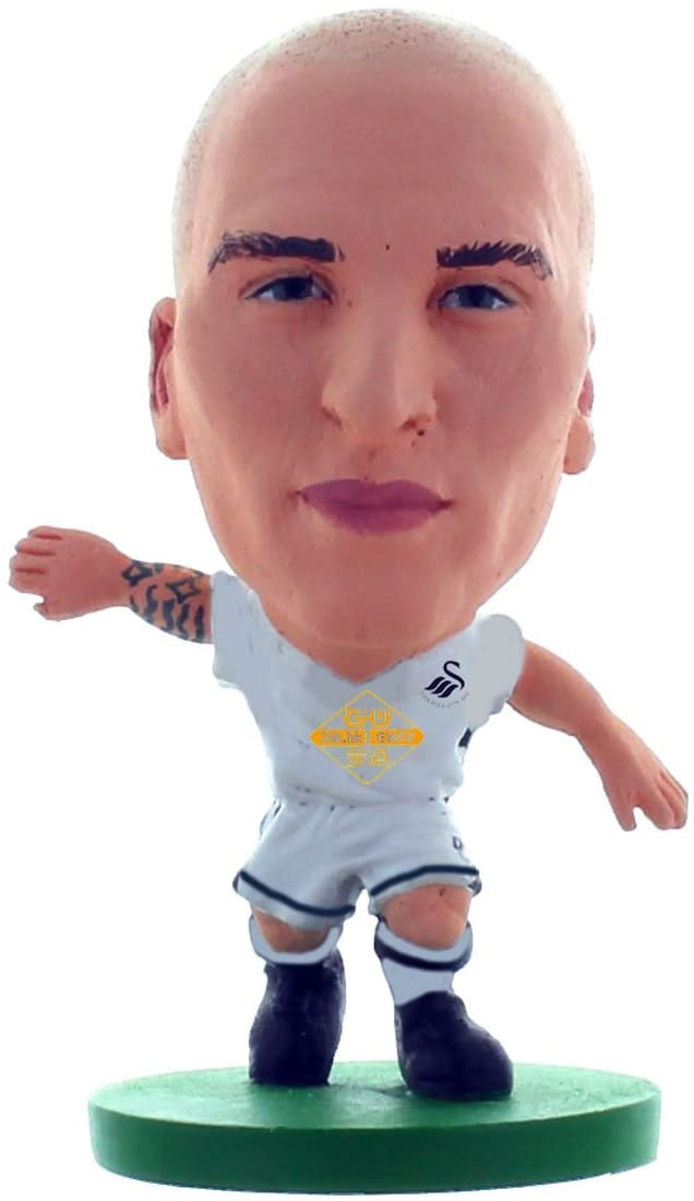 SoccerStarz - Swansea Jonjo Shelvey Home Kit (2015 version) (CLEAR SACHET) (Figure)