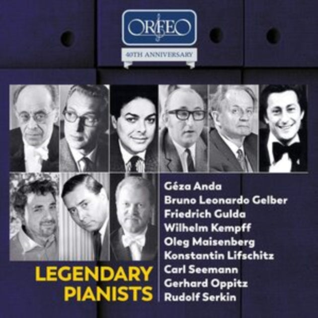 Various Artists - Legendary Pianists - Orfeo 40th Anniversary Edition (CD Box Set)