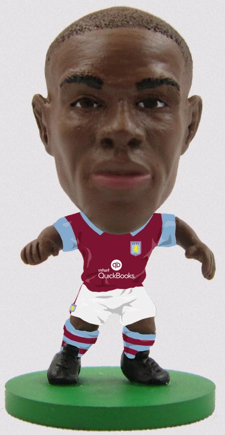 SoccerStarz - Aston Villa Micah Richards - Home Kit (2016 version) (CLEAR SACHET) (Figure)