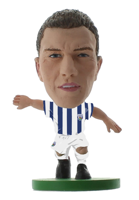 SoccerStarz - West Brom Craig Gardner Home Kit (Classic) (Figure)