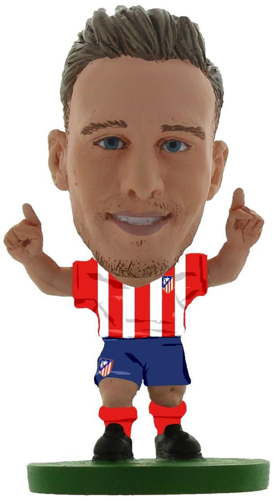 SoccerStarz - Atletico Madrid Saul Niguez - Home Kit (Classic) (Figure)