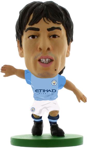 SoccerStarz - Man City David Silva - Home Kit (2019 version) (Figure)