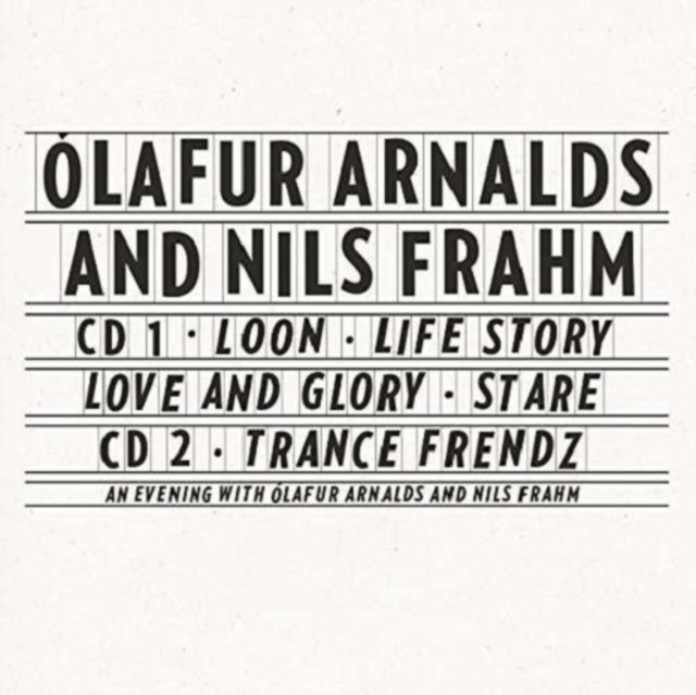 Olafur Arnalds & Nils Frahm - Collaborative Works (CD)