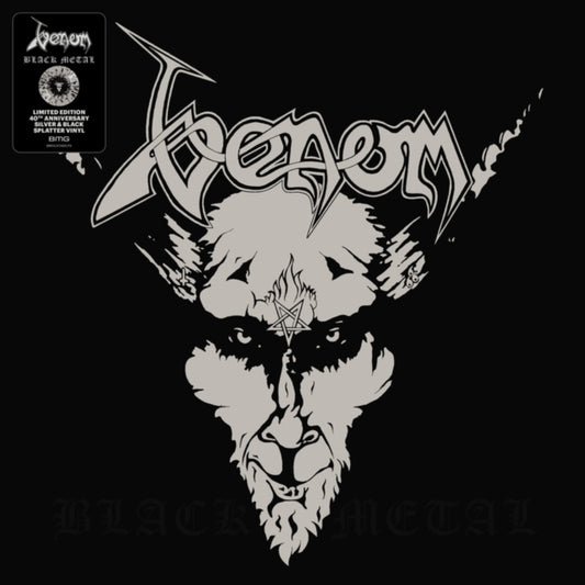 Venom - Black Metal (40th Anniversary Edition) (Silver/Black Swirl Colour Vinyl) (Vinyl)