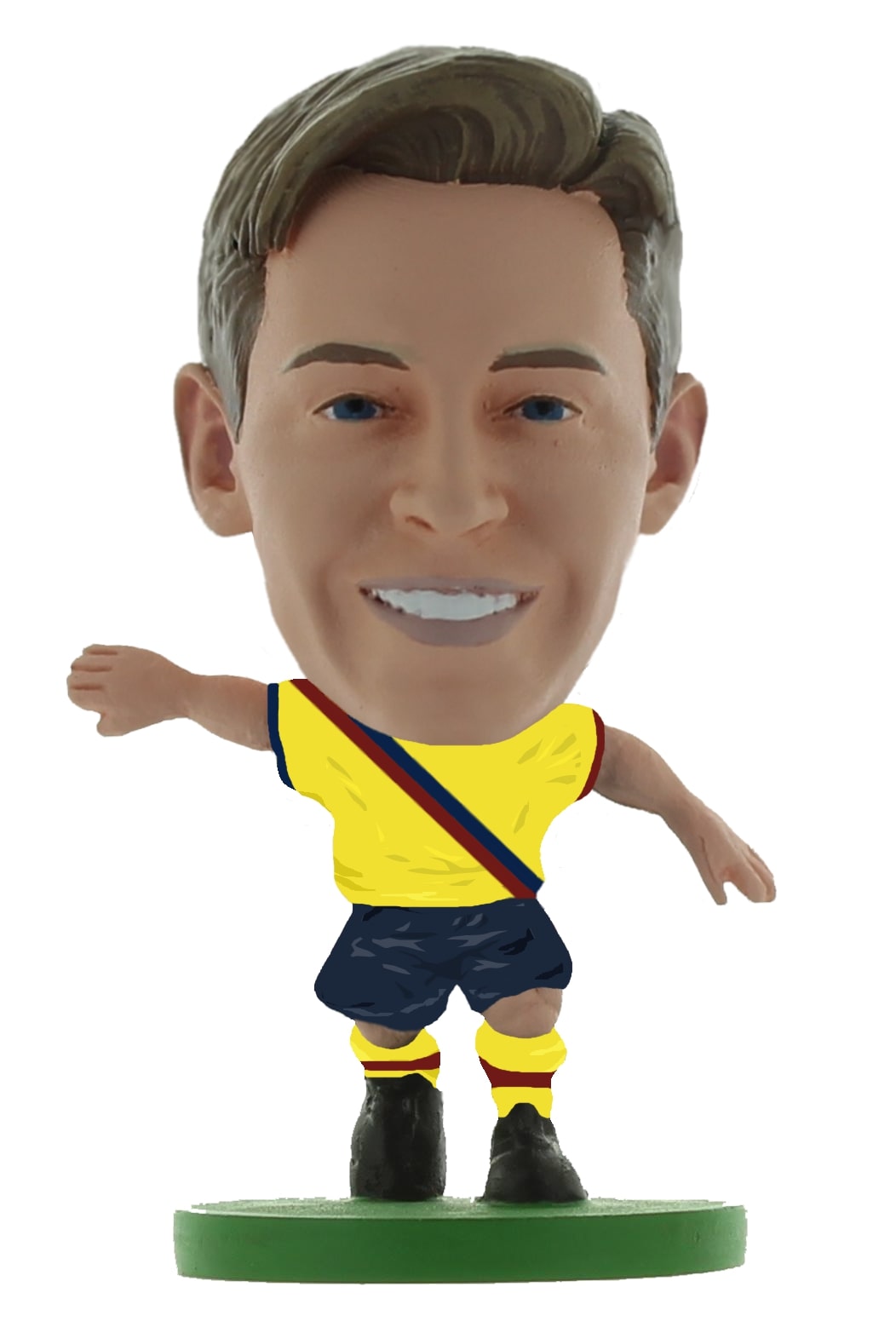 SoccerStarz - Barcelona Frenkie De Jong - AWAY KIT (2020 version) (Figure)