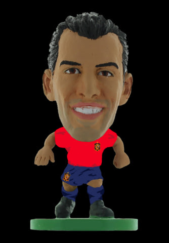 SoccerStarz - Spain Sergio Busquets - Home Kit (Figure)