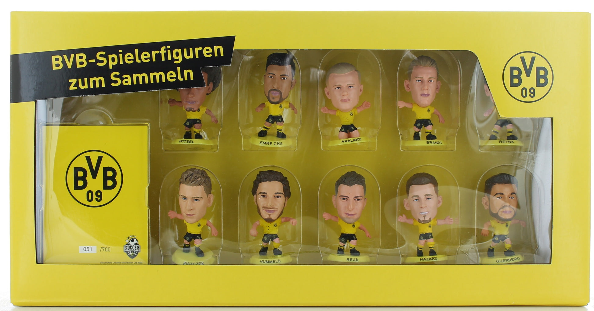 SoccerStarz - Borussia Dortmund Team Pack 10 figure (2020/21 Version Classic Kit) (Figure)