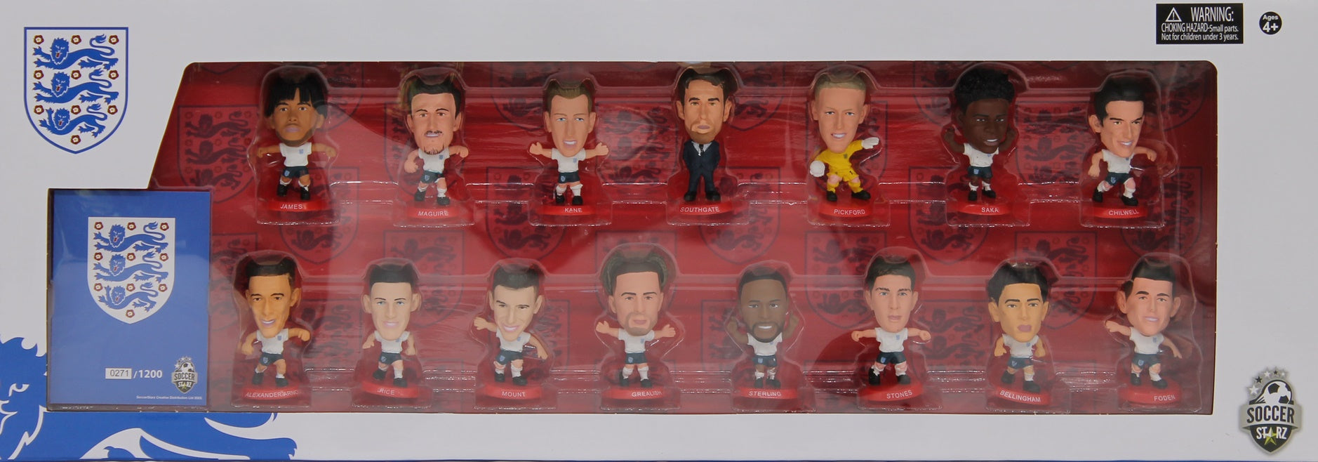 SoccerStarz - England Team Pack 15 figure (2022 Version) (Figure)