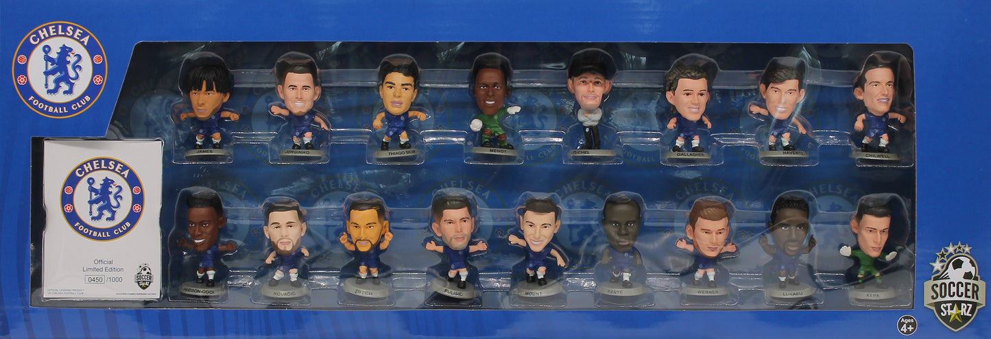 SoccerStarz - Chelsea Team Pack 17 figure (2022/23 Version Classic Kit) (Figure)