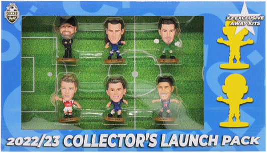 SoccerStarz - 8 Figure Launch Pack (2022/23 Version BLUE Pack) (Figure)