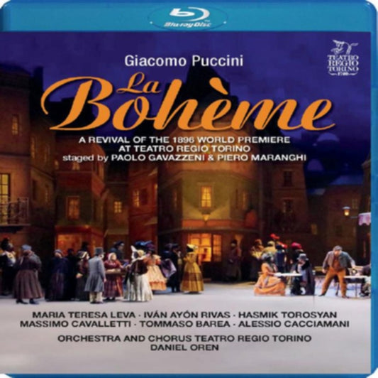 Maria Teresa Leva / Ivn Ayon Rivas / Hasmik Torosyan / Massimo Cavaletti / Tommaso Barea / Alessio Cacciamani / Daniel Oren / Paolo Gavazzeni & Piero Maranghi - La Boheme (Blu-ray)