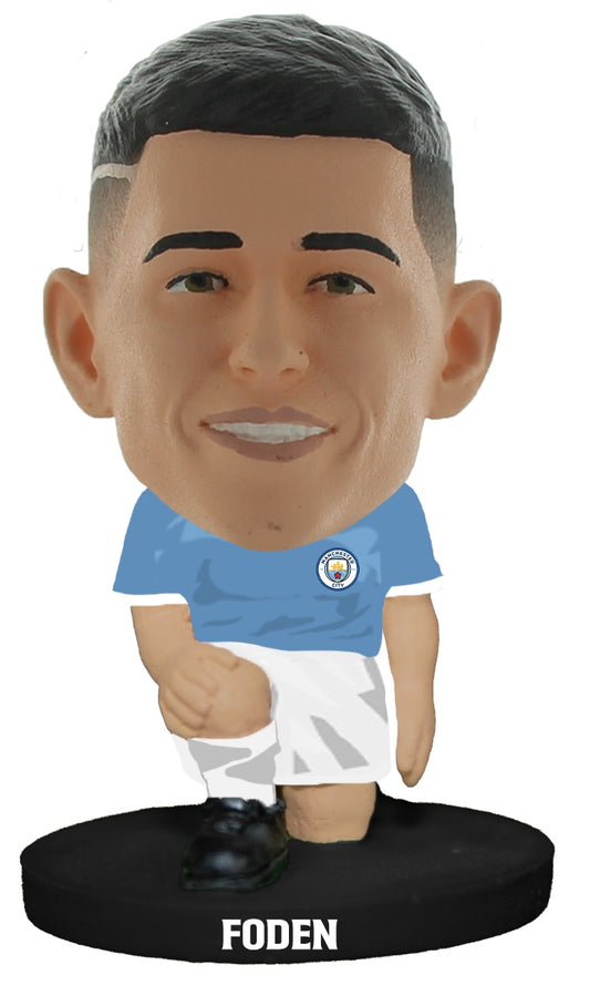 Soccerstarz - Man City Phil Foden - Home Kit (Classic Kit) (Take The Knee Pose) (Figures)