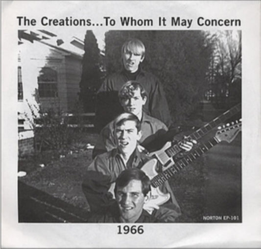 Creations - To Whom It May Concern (Vinyl)
